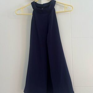 Willow & Clay Navy Halter Top